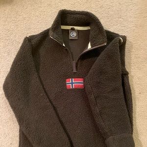 Brown Napapijiri fleece